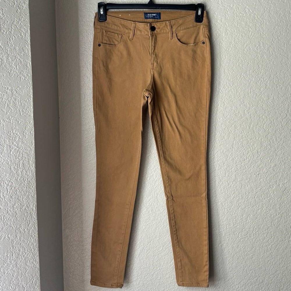 Old Navy Rockstar Women's Mid-Rise Waisted Skinny Khakis Chinos Pants 4 Reg